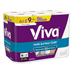 VIVA® Multi-Surface Cloth Choose-A-Sheet Paper Towels 1-Ply, 11 x 5.9, White, 83 Sheets/Roll, 6 Rolls/Pack, 4 Packs/Carton view 1