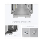 Kimberly-Clark ICON Coreless Standard Roll Toilet Paper Dispenser, 7.18 x 13.37 x 7.06, Silver Mosaic view 3