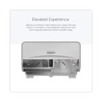 Kimberly-Clark ICON Coreless Standard Roll Toilet Paper Dispenser, 8.43 x 13 x 7.25, Silver Mosaic view 1