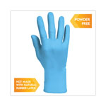 KleenGuard™ G10 Comfort Plus Blue Nitrile Gloves, Light Blue, Medium, 1,000/Carton view 1