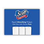 Scott® Choose-a-Size Mega Kitchen Roll Paper Towels, 1-Ply, 100/Roll, 6 Rolls/Pack, 4 Packs/Carton view 1