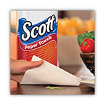 Scott® Choose-a-Size Mega Kitchen Roll Paper Towels, 1-Ply, 100/Roll, 6 Rolls/Pack, 4 Packs/Carton view 5
