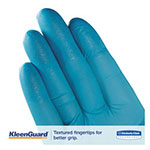 KleenGuard™ G10 Nitrile Gloves, Powder-Free, Blue, 242mm Length, Large, 100/Box, 10 Boxes/CT view 1