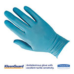 KleenGuard™ G10 Nitrile Gloves, Powder-Free, Blue, 242mm Length, Large, 100/Box, 10 Boxes/CT view 4