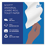 Scott® Essential 100% Recycled Fiber Jumbo Roll Bathroom Tissue view 2
