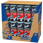 Scott® Shop Towels, Standard Roll, 1-Ply, 9.4 x 11, Blue, 55/Roll, 30 Rolls/Carton view 4