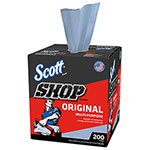 Scott® Shop Towels Original (75190), Blue, Pop-Up Dispenser Box, 200 Towels/Box, 8 Boxes/Case, 1,600 Towels/Case view 3