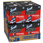 Scott® Shop Towels Original (75190), Blue, Pop-Up Dispenser Box, 200 Towels/Box, 8 Boxes/Case, 1,600 Towels/Case view 4