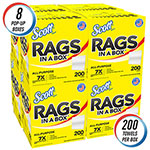 Scott® Rags In A Box™ (75260), White, 200 Shop Towels/Box, 8 Boxes/Case, 1,600 Towels/Case view 5