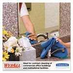 WypAll® Microfiber Cloths, Reusable, 15 3/4 x 15 3/4, Blue, 24/Carton view 2