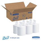 Scott® Essential Roll Control Center-Pull Towels, 8 x 12, White, 700/Roll, 6 Rolls/CT view 4