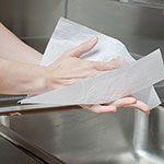 Kleenex C-Fold Paper Towels (01500), Absorbent, White, 16 Packs / Case, 150 C-Fold Towels / Pack, 2,400 Towels / Case view 5