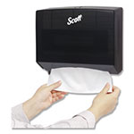 Scott® Scottfold Folded Towel Dispenser, Plastic, 10.75 x 4.75 x 9, Black view 2