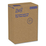 Scott® Roll Control Center Pull Towel Dispenser, 10 3/10w x9 3/10 x11 9/10h, Smoke/Gray view 3