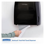 Kimberly-Clark Sanitouch Hard Roll Towel Disp, 12 63/100w x 10 1/5d x 16 13/100h, Smoke view 3