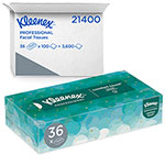Kleenex Professional Facial Tissue for Business (21400), Flat Tissue Boxes, 36 Boxes / Case, 100 Tissues / Box, 3,600 Tissues / Case orginal image