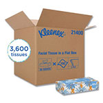 Kleenex White Facial Tissue, 2-Ply, White, Pop-Up Box, 100 Sheets/Box view 4