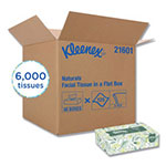 Kleenex Naturals Facial Tissue for Business, Flat Box, 2-Ply, White, 125 Sheets/Box, 48 Boxes/Carton view 5