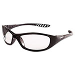 KleenGuard™ V40 HellRaiser Safety Glasses, Black Frame, Clear Anti-Fog Lens view 1