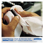 Kimtech™ Kimwipes Delicate Task Wipers, 1-Ply, 14 7/10 x 16 3/5, 140/Box, 15 Boxes/Carton view 4