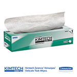 Kimtech™ Kimwipes Delicate Task Wipers, 1-Ply, 14.7 x 16.6, Unscented, White, 144/Box, 15 Boxes/Carton view 5