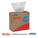 WypAll® X60 Cloths, POP-UP Box, White, 9 1/8 x 16 7/8, 126/Box, 10 Boxes/Carton view 3