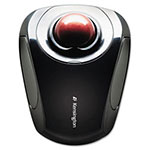 Acco Orbit Wireless Mobile Trackball, 2.4 GHz Frequency/30 ft Wireless Range, Left/Right Hand Use, Black/Red view 1