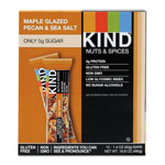 Kind Nuts and Spices Bar, Maple Glazed Pecan and Sea Salt, 1.4 oz Bar, 12/Box view 1