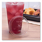 Karat® PET Lids, Strawless Sipper, Fits 12 oz to 24 oz Cold Cups, Clear, 1,000/Carton view 3