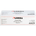 Lorell Rotary File Card, 650 Capacity, Black view 2
