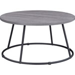 Lorell Round Coffee Table, Round Top, Powder Coated Four Leg Base, 4 Legs, 1