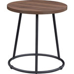 Lorell Round Side Table, Round Top, Powder Coated Four Leg Base, 4 Legs, 1