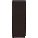 Lorell Essentials Laminate Tall Storage Cabinet, 2-Drawer, 23.6