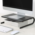 Lorell Height-Adjustable Steel Desktop Stand - 20 lb Load Capacity - 5.5