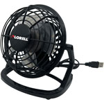 Lorell USB-powered Personal Fan - Adjustable Tilt Head, Durable, USB Powered, Compact - Metal, Plastic - Black view 2