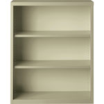 Lorell 3-Shelf Bookcase, Putty view 1