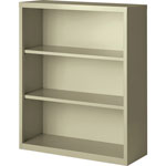 Lorell 3-Shelf Bookcase, Putty view 4
