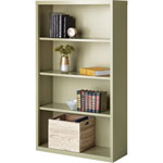 Lorell 4-Shelf Bookcase, Putty view 1