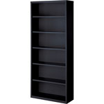 Lorell 6-Shelf Bookcase, Black orginal image