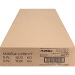 Lorell file, standard with lock, 13 1/2"x24 3/4"x28 1/4", black view 2