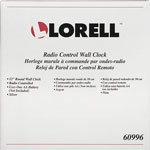 Lorell Wall Clock, 12", Arabic Numerals, White Dial/Silver Frame view 1
