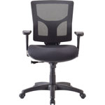 Lorell Conjure Swivel/Tilt Task Chair, Fabric Seat, White, 25.6