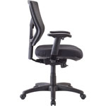 Lorell Conjure Swivel/Tilt Task Chair, Fabric Seat, White, 25.6