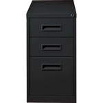 Lorell Box/Box/File Pedestal, 1 Divider, 15"x23"x28", Black view 1