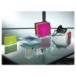 Lorell Stacking Letter Tray, Green Edge view 3