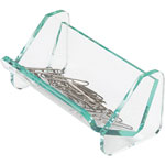 Lorell Paper Clip Holder, Green Edge view 3