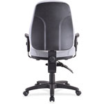 Lorell Adjustable Highback Chair, 26 7/8" WX28" DX40 1/2 44" H, Gray view 3