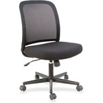 Lorell Task Chair, Mesh Back , No Arms, 24-3/8