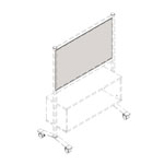 Lorell Adaptable Panel Dividers, Acrylic, Clear view 3