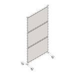 Lorell Adaptable Panel Dividers, Acrylic, Clear view 4